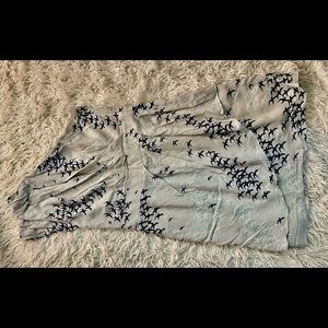 BCBGeneration light grey one shoulder dress